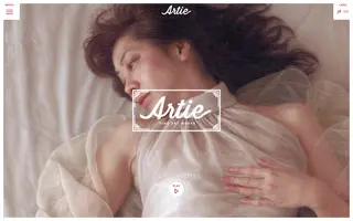 Artie homepage website preview