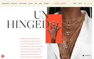 Marla Aaron homepage website preview