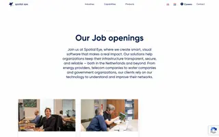 Spatial-eye homepage website preview