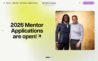 beVisioneers homepage website preview