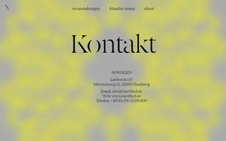 Nordlied homepage website preview
