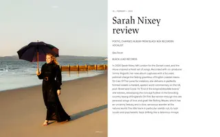 Lucy O'Brien homepage website preview
