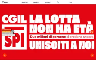 FF3300 homepage website preview