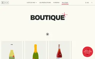 La QV homepage website preview