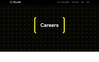 Pillar homepage website preview