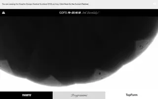 GDFS homepage website preview