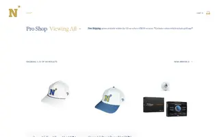 Naval Academy Golf Club homepage website preview