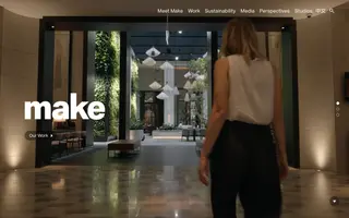 Make Architects homepage website preview