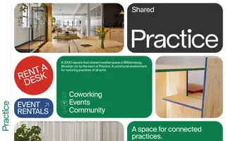 Shared Practice homepage website preview
