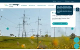 naturenergie netze homepage website preview