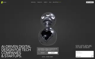 INSAIM homepage website preview