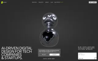 INSAIM homepage website preview