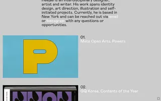 HeeJae Kim homepage website preview