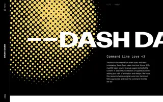 Dash Dash homepage website preview
