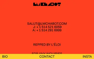 LM Chabot homepage website preview