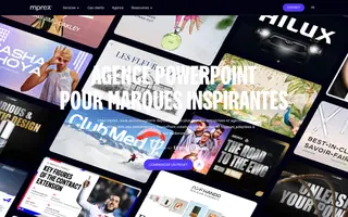 M Prez homepage website preview