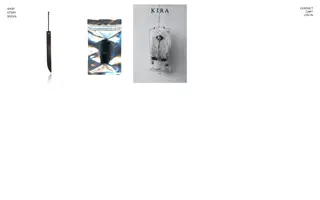 KIRA homepage website preview