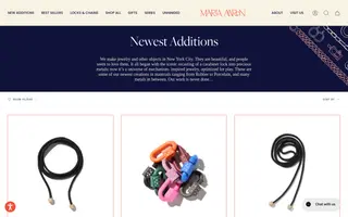 Marla Aaron homepage website preview