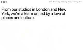 DNCO homepage website preview