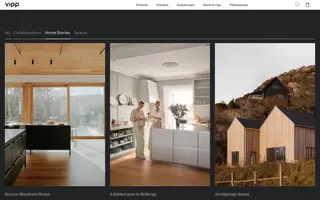 Vipp homepage website preview