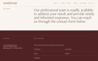 Wordstone Dispute Resolution homepage website preview