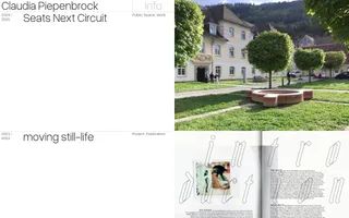 Claudia Piepenbrock homepage website preview