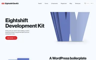 Eightshift homepage website preview