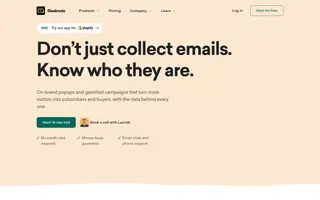 Sleeknote | Engage Your Visitors with On-Site Messages homepage website preview