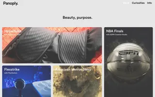 Panoply homepage website preview