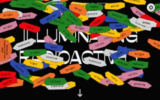 Illuminating Radioactivity homepage website preview
