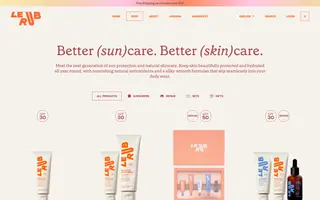 Le Rub homepage website preview
