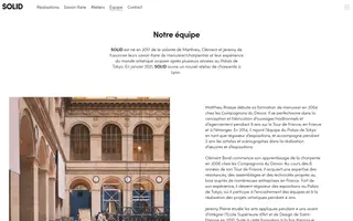 Solid homepage website preview