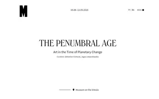 The Penumbral Age homepage website preview