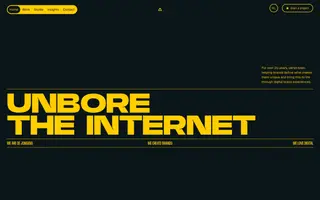 De Jongens van Boven homepage website preview