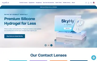 Hubble homepage website preview