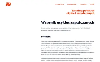 Etykietki.co homepage website preview