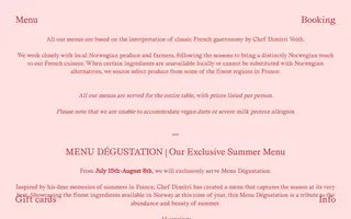 Mon Oncle homepage website preview