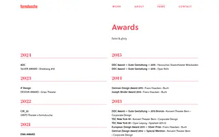 formdusche homepage website preview