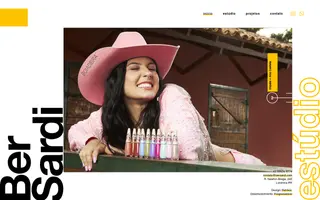 Ber Sardi - Estúdio homepage website preview