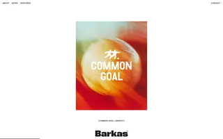Barkas homepage website preview
