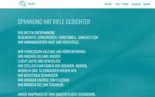 DIE ORDI homepage website preview