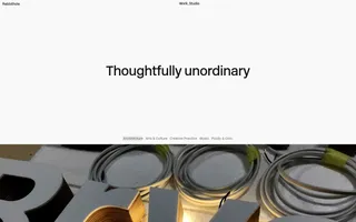 Rabbithole homepage website preview