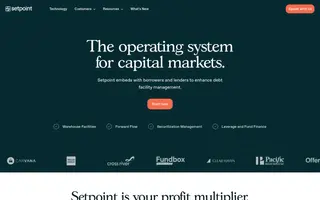 Setpoint homepage website preview