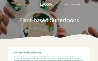 Lavva homepage website preview
