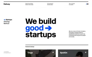 Railway homepage website preview