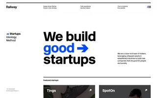Railway homepage website preview