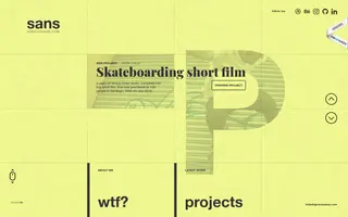 Ignacio Sans homepage website preview