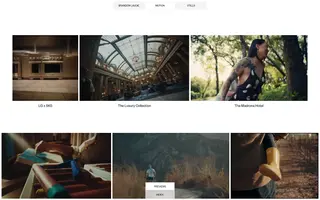 Brandon Lavoie homepage website preview