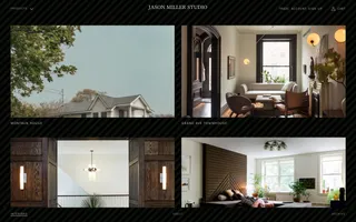 Jason Miller Studio homepage website preview