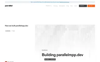 Parallel homepage website preview
